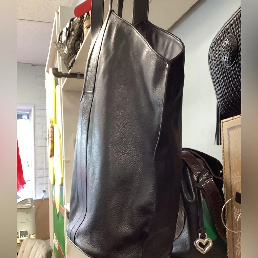 Vince Camuto Black Leather Tote